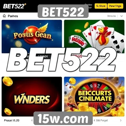 Comparativo entre jogos disponíveis no BET522